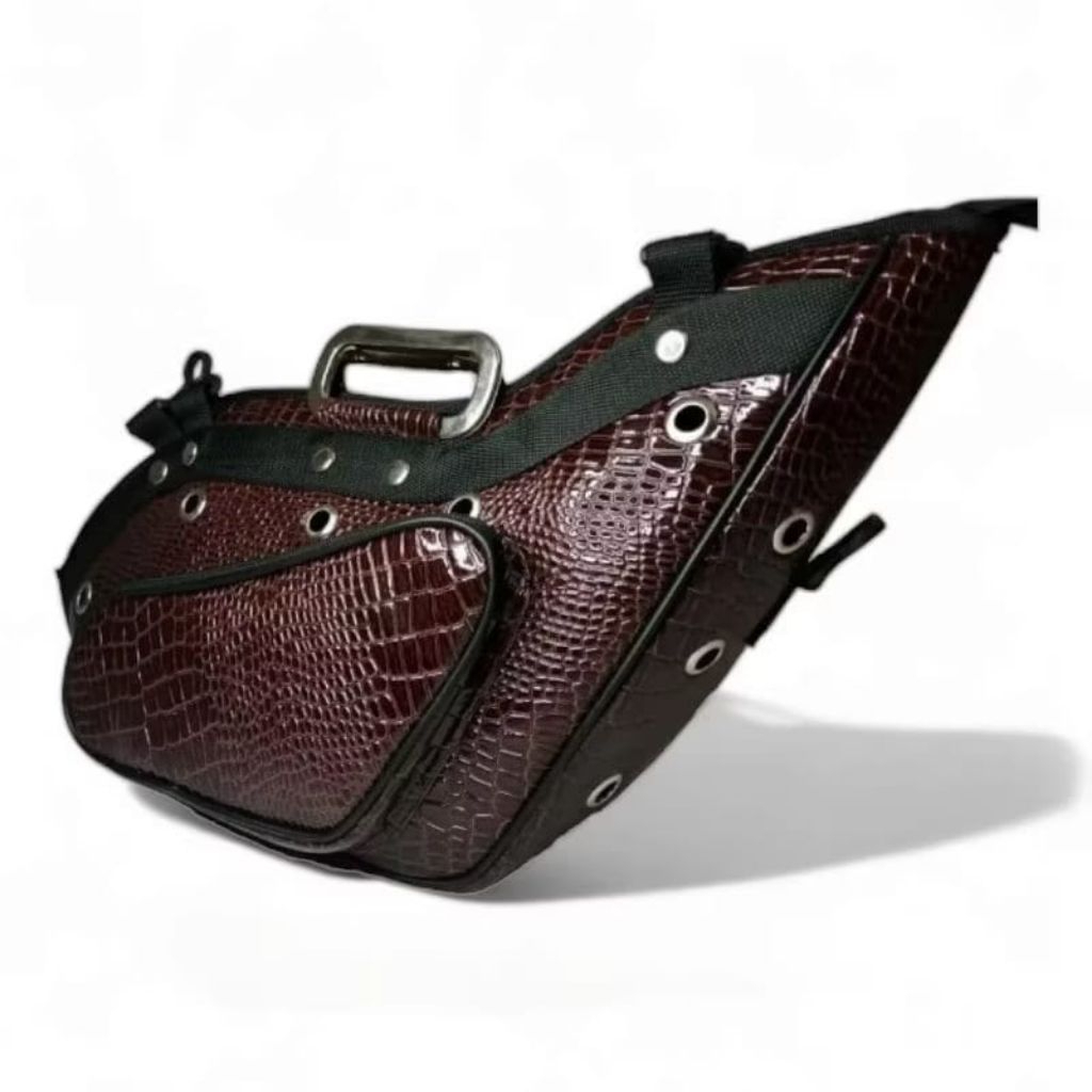 Tas Kiso Ayam Bangkok Premium/Tas Kiso Ayam Petarung/Sling Bag Kiso Ayam Bangkok Bahan Croco Premium
