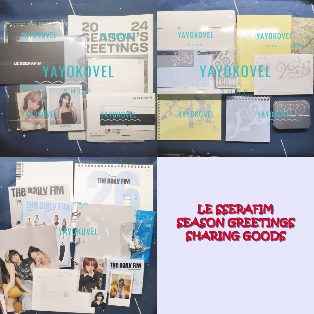 [READY] LE SSERAFIM - SEASON GREETINGS 2026 - 2025 - 2024 - SHARING GOODS