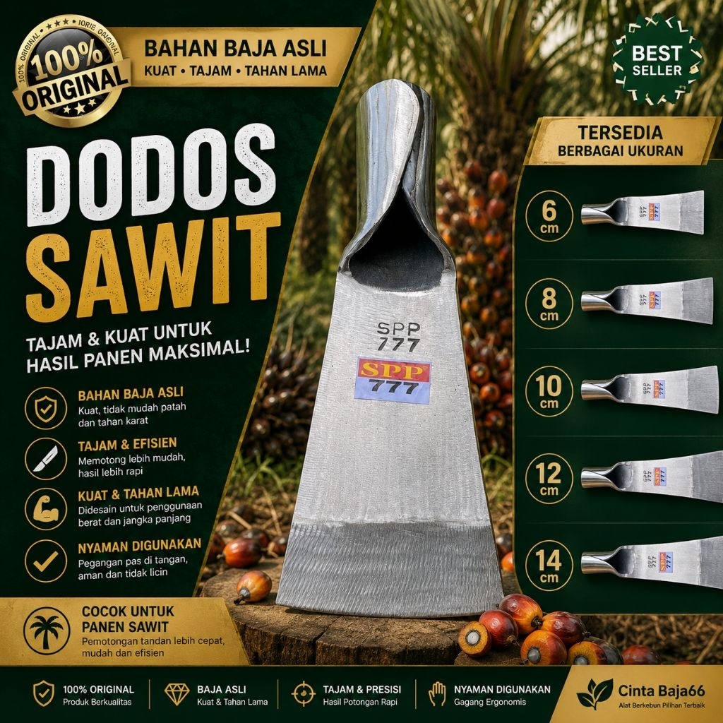 DODOS SPP777 MALAYSIA ORIGINAL, DODOS SAWIT SIAP PAKAI