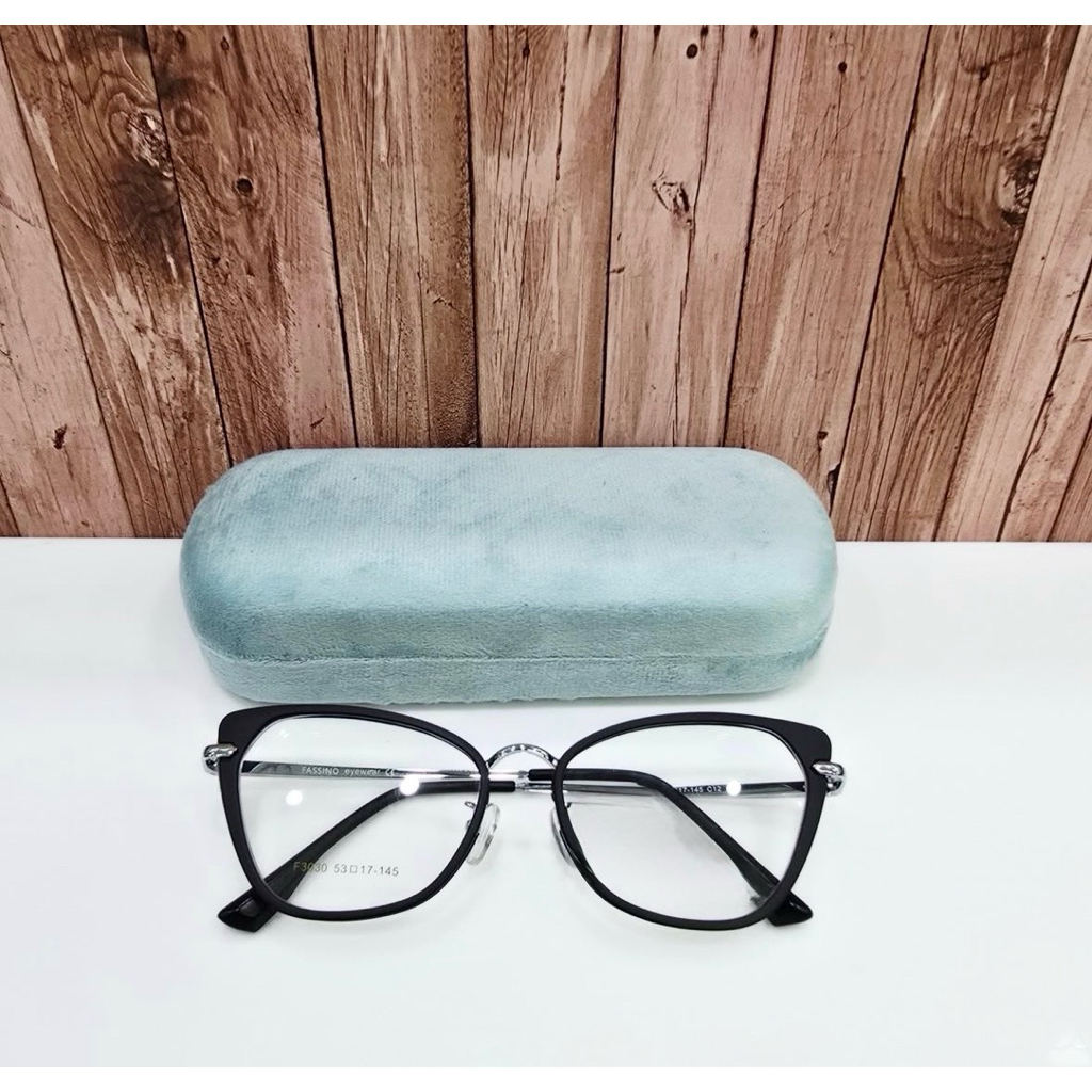 Kacamata Anti Radiasi / Minus FASSINO F3030 Desain Modern Vintage
