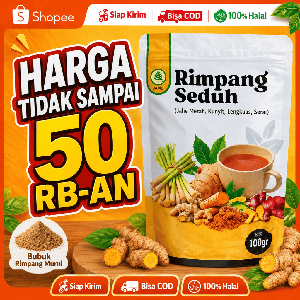 Bubuk rimpang jsr l diet l  menurunkan berat badan l pelangsing l jahe merah l kunyit l lengkuas l s