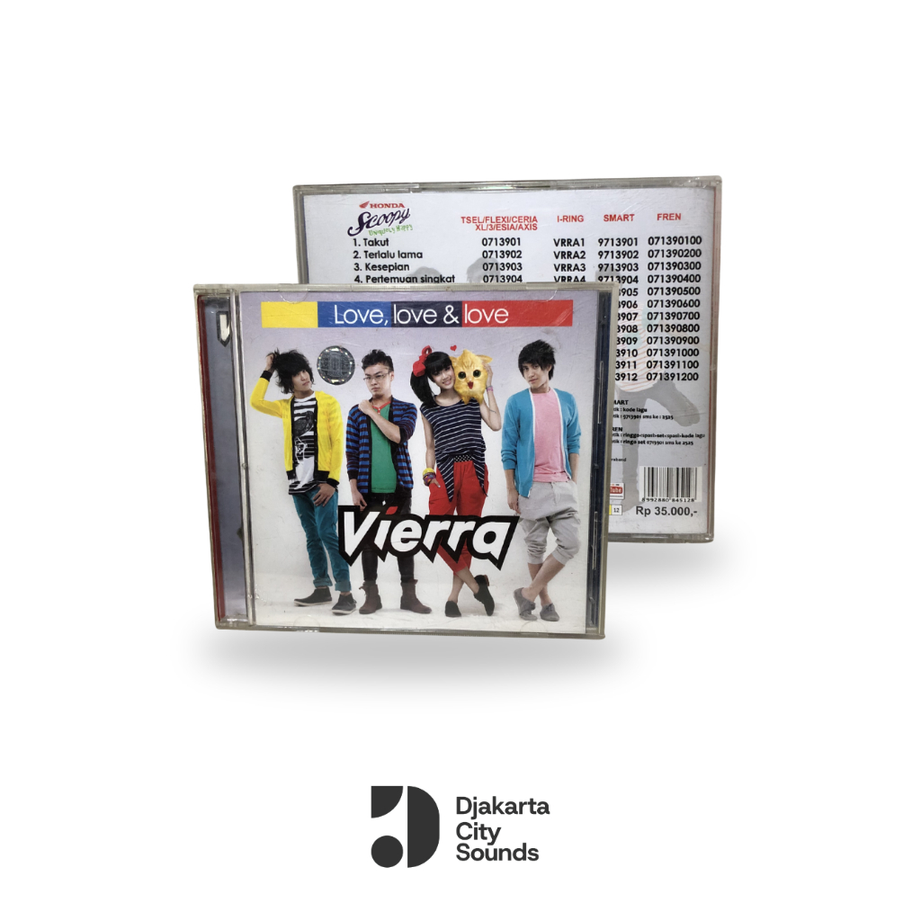 (CD MUSIC) Compact Disc Vierra/Vierratale - Love,Love & Love