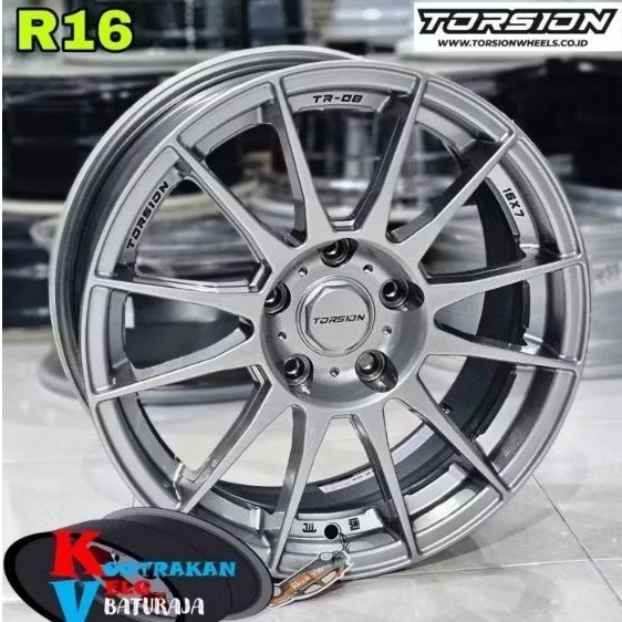 Velg Torsion TR08 R16 Graphite 5x114 ( INNOVA RUSH TERIOS ERTIGA VITARA DLL)