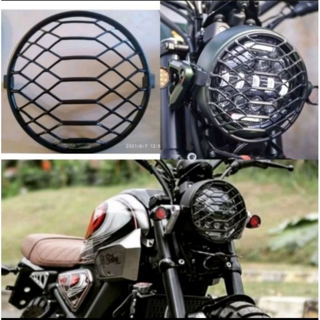Cover Lampu XSR155 Cover HeadLamp XSR155 Aksesoris Motor Yamaha XSR155