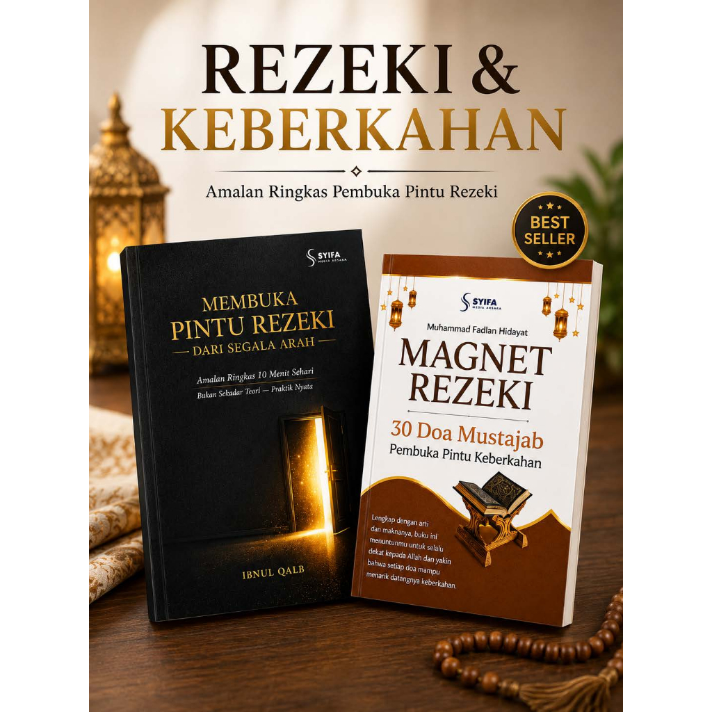 Paket Buku Rezeki & Keberkahan — Magnet Rezeki + Membuka Pintu Rezeki