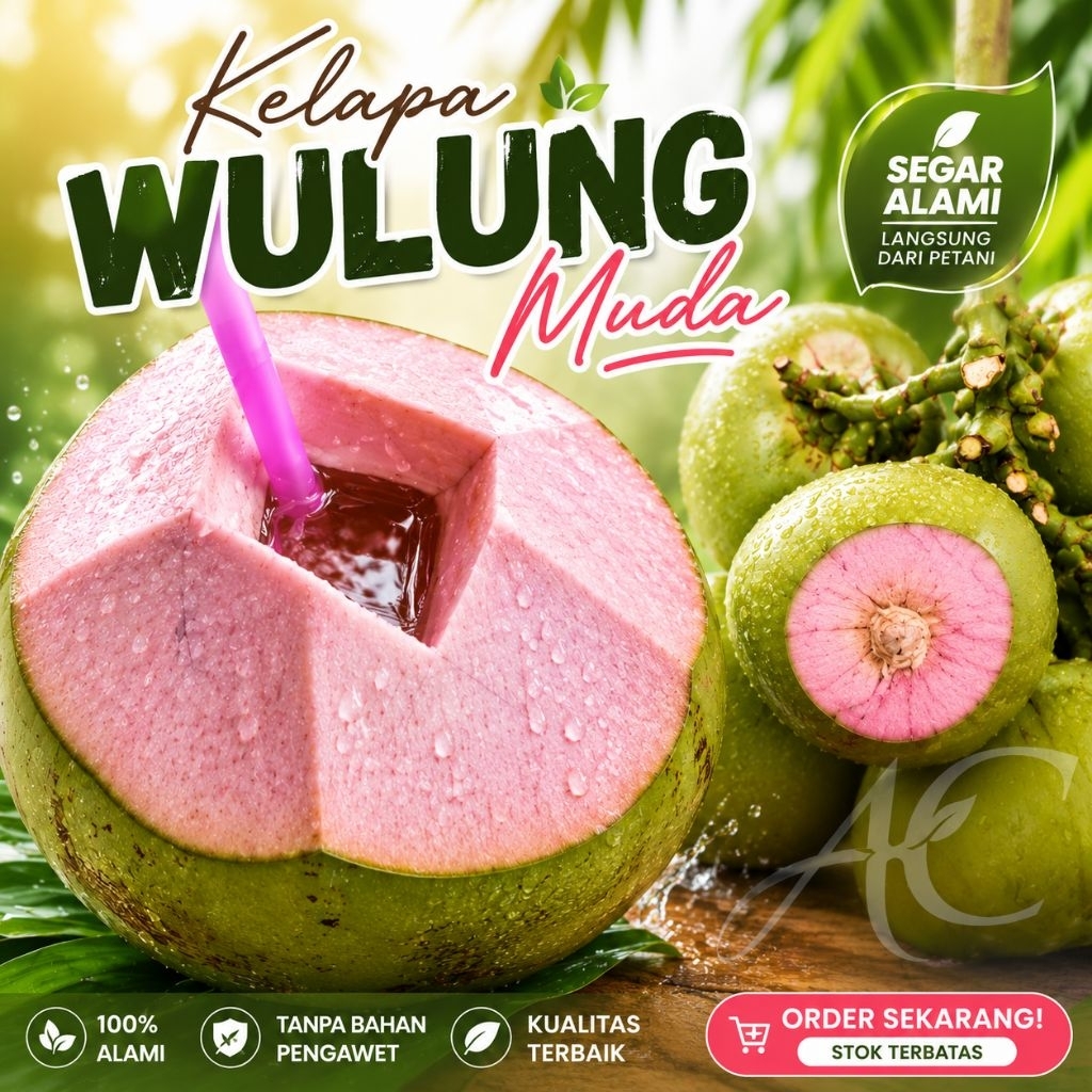 Kelapa Muda Wulung | kelapa muda cakop merah | kelapa muda CM | kelapa muda