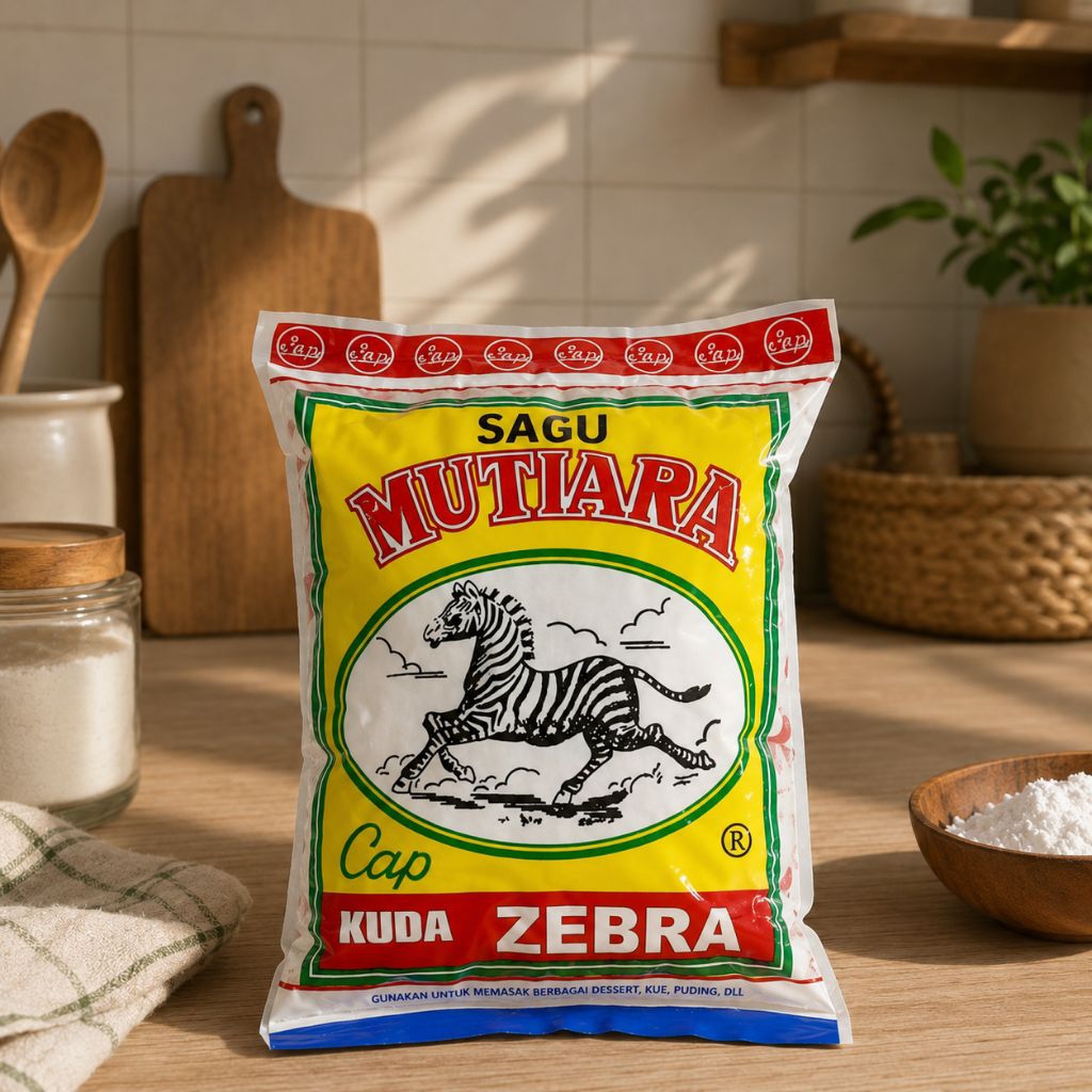 SAGU MUTIARA CAP KUDA ZEBRA 100g || MUTIARA SAGU ZEBRA