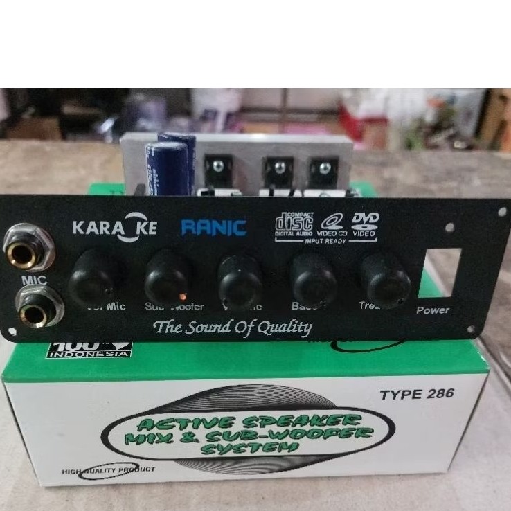 Kit Aktif Speaker Stereo Karaoke Plus Subwoofer ( 286 )