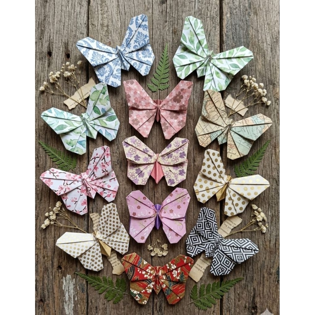 ORIGAMI kertas origami kupu kupu