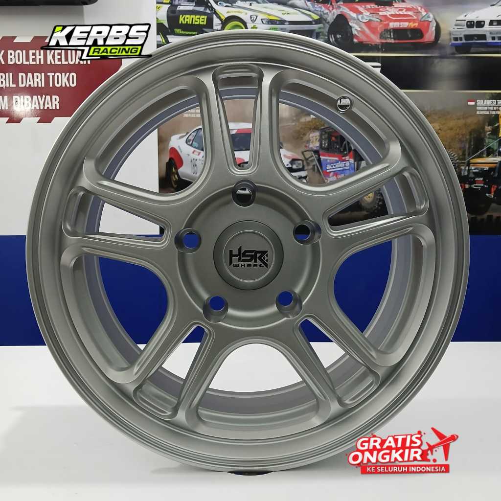 Velg mobil racing hsr ring14 buat mobil ertiga grandmax luxio apv new carry innova dll pelek ring14