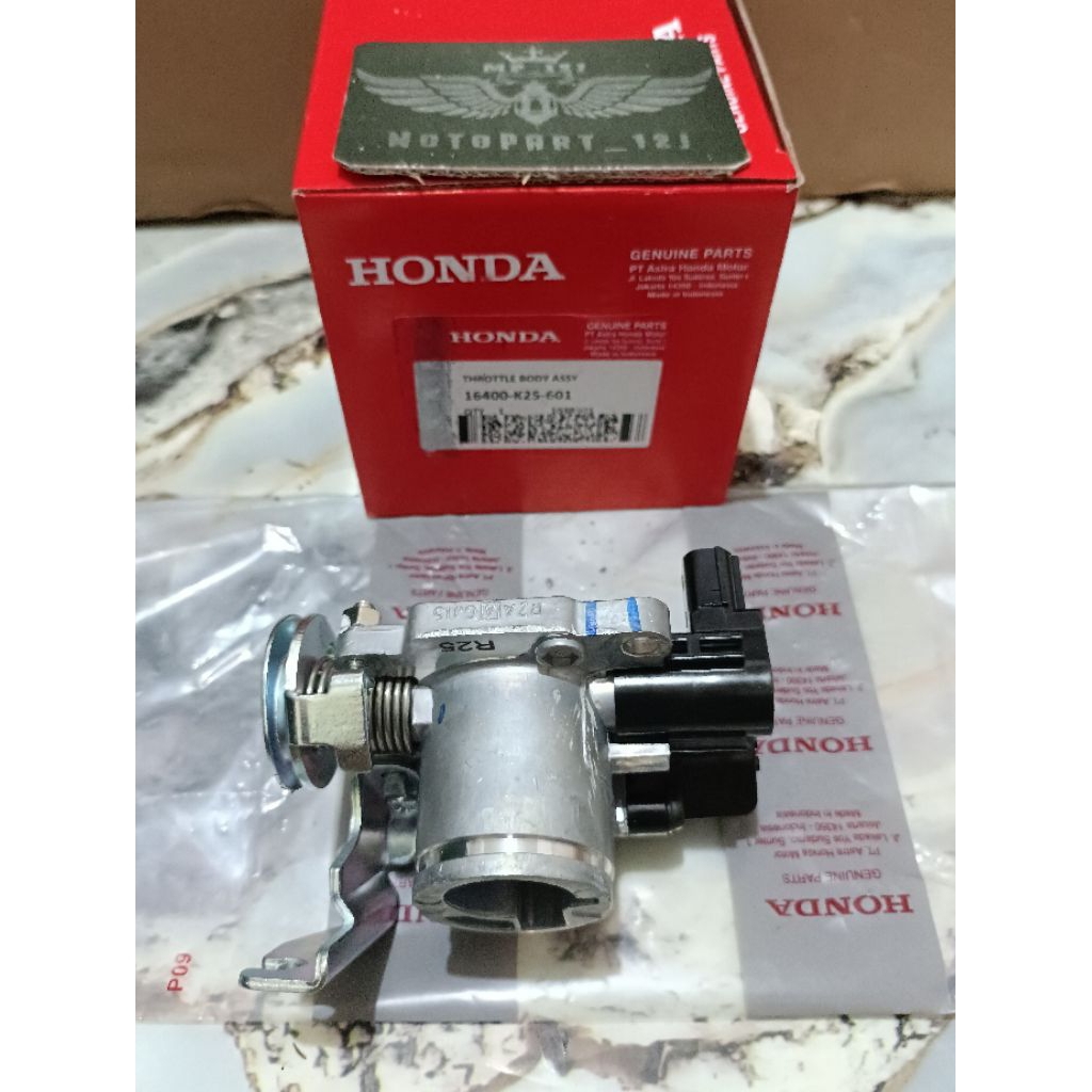 Throttle body assy Beat Fi Scoopy Fi K25 Stater kasar