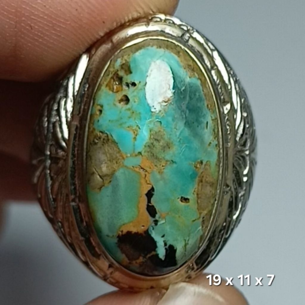 NATURAL BATU PIRUS PERSIA URAT EMAS