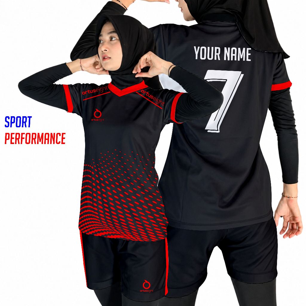 PASANG NAMA DAN NOMOR Baju Bola Jersey Futsal Custom Jersey Bola jersey volly Baju Futsal Sablon Nam