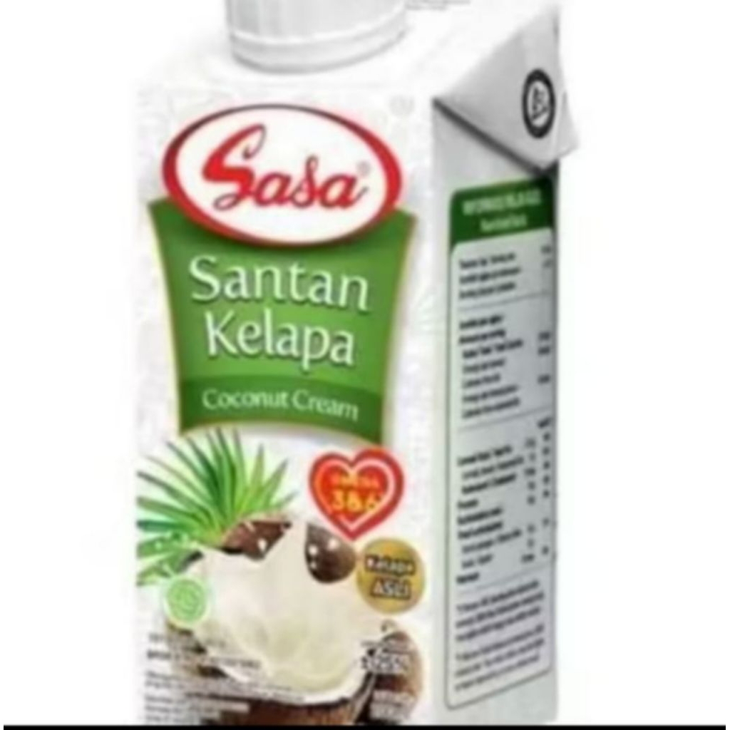 1 dus Sasa santan kelapa kemasan kotak uk @200ml