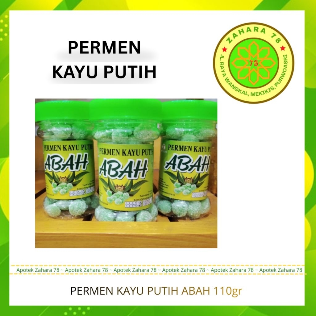 PERMEN KAYU PUTIH ABAH MEMBANTU MELEGAKAN TENGGOROKAN