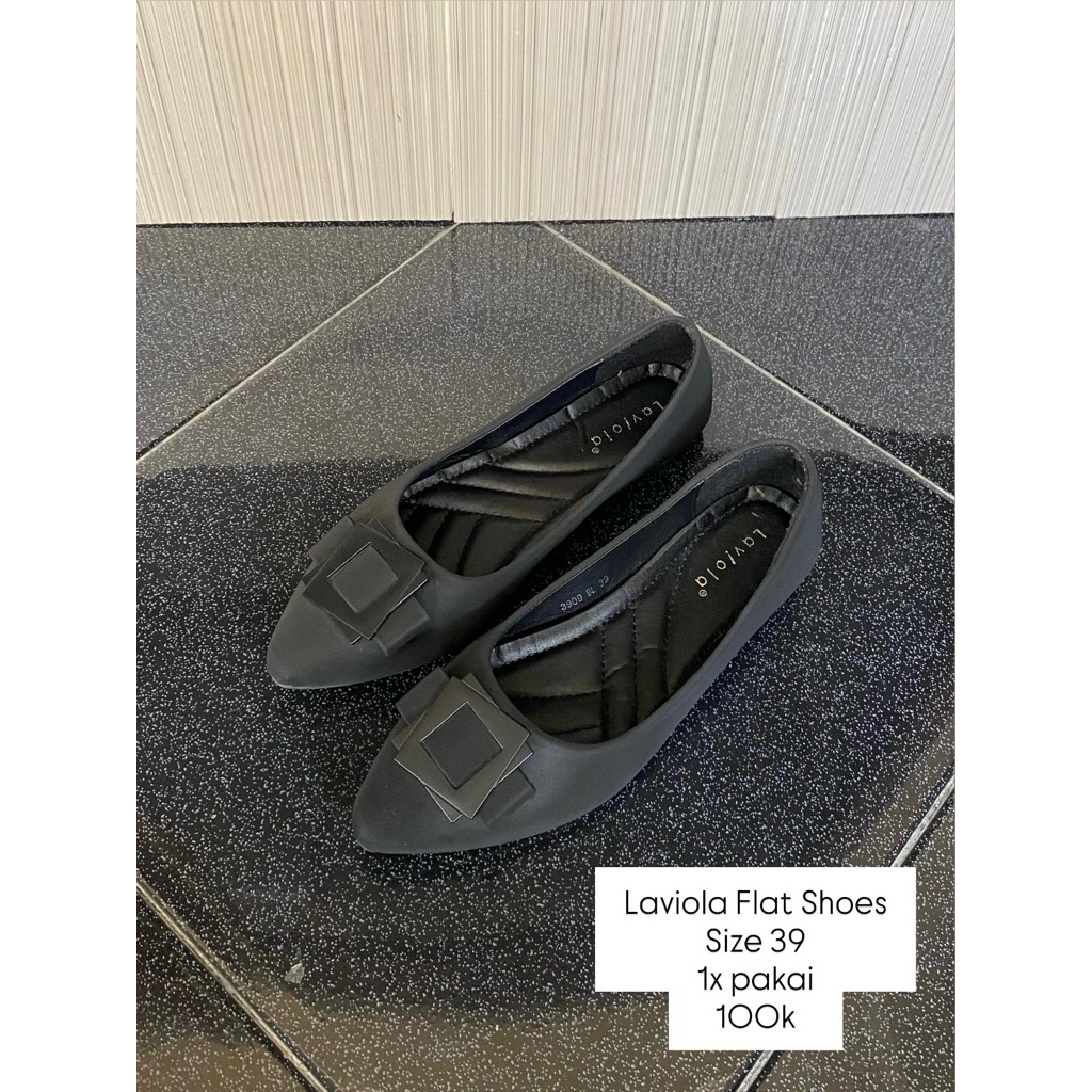 Laviola Flat Shoes Black