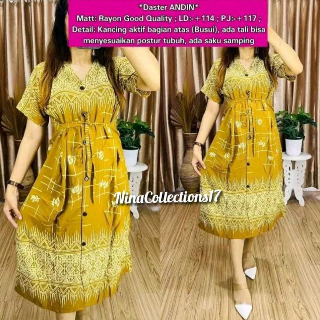 Daster Andin / Daster Andin Motif / Daster Andin Rayon / Daster BUSUI / Daster Rayon Premium / Daste
