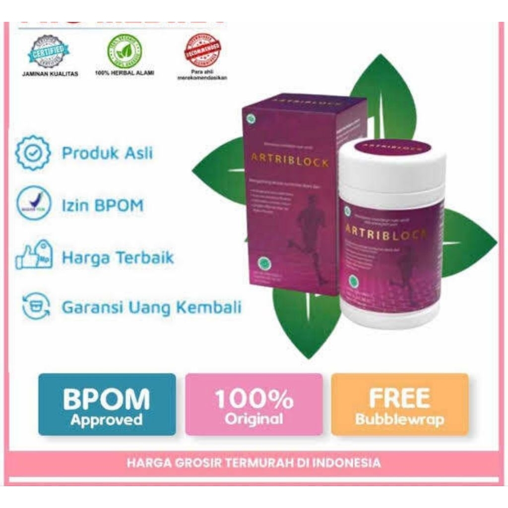 OBAT NYERI SENDI ARTRIBLOCK ASLI 100% ORIGINAL MENGURANGI RASA SAKIT