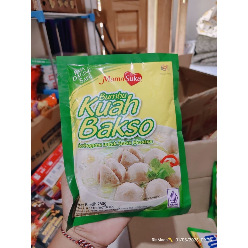 Mamasuka Bumbu Kuah Bakso Instan 250g - Praktis, Gurih, Aroma Sapi Sedap