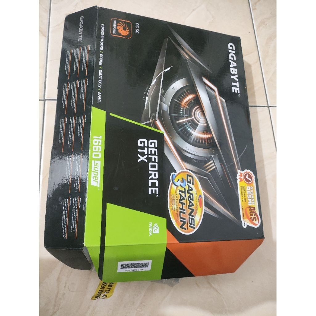 Second - VGA GPU GTX 1660 Super 6GB Gigabyte