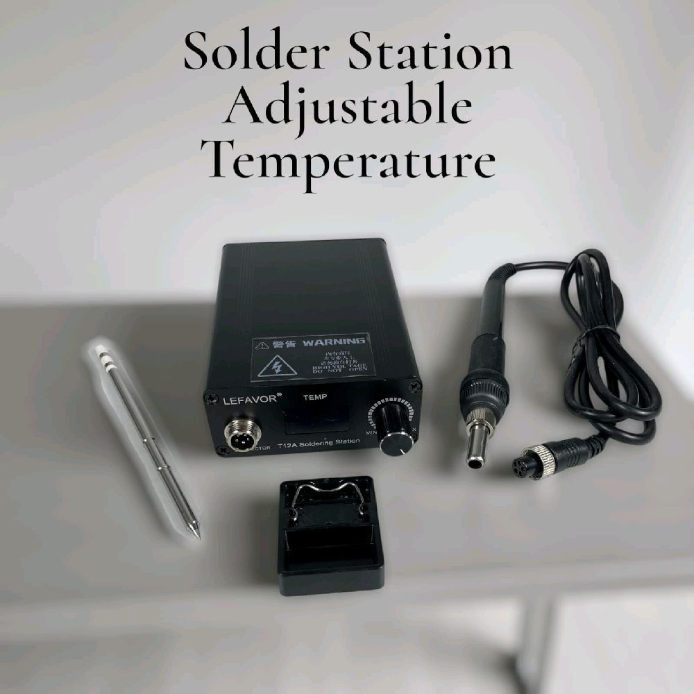kit solder t12 t12A adjustable soldering station solder DC AC digital 75W