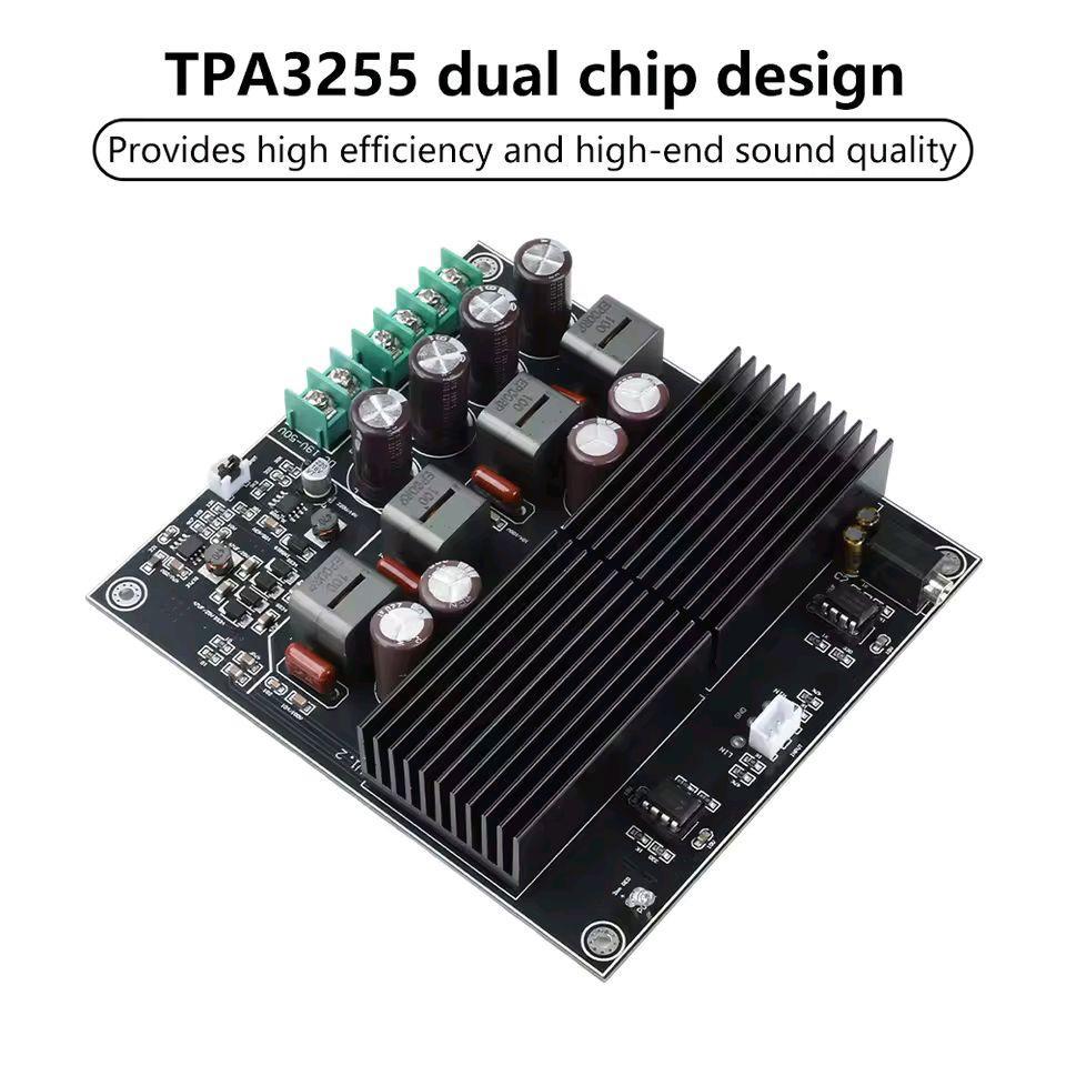 amplifier TPA3255 2x 600W stereo 1200W class D amplifier HiFi amp
