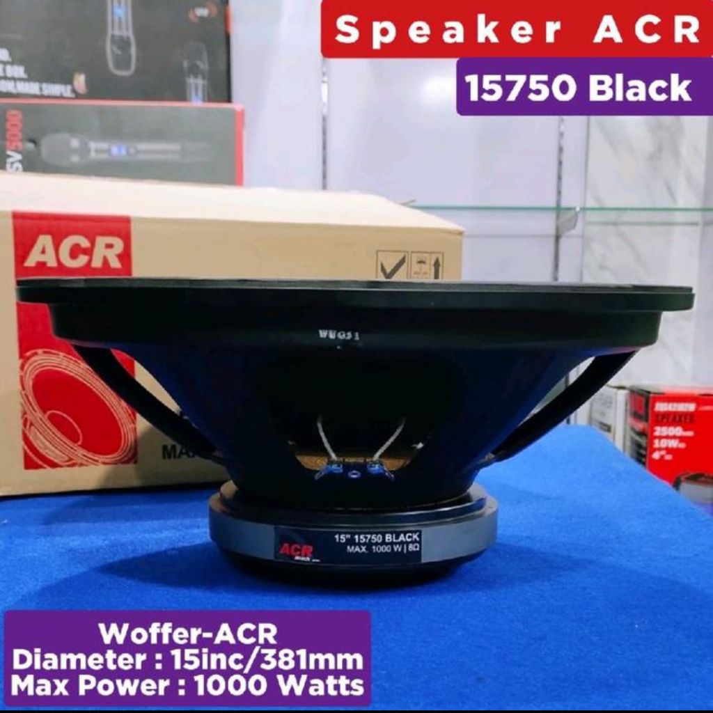 Speaker 15 inch Acr 15750 black woofer