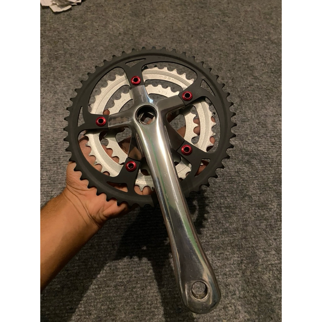 crank sr japan type suntour xcm (fulset kanan kiri)