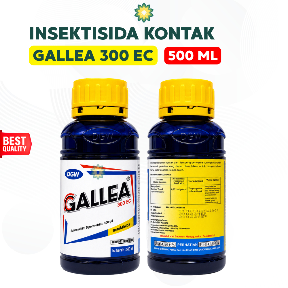 Gallea 300 EC 500ml Insektisida Kontak & Lambung DGW - Pembasmi Ulat dan Wereng