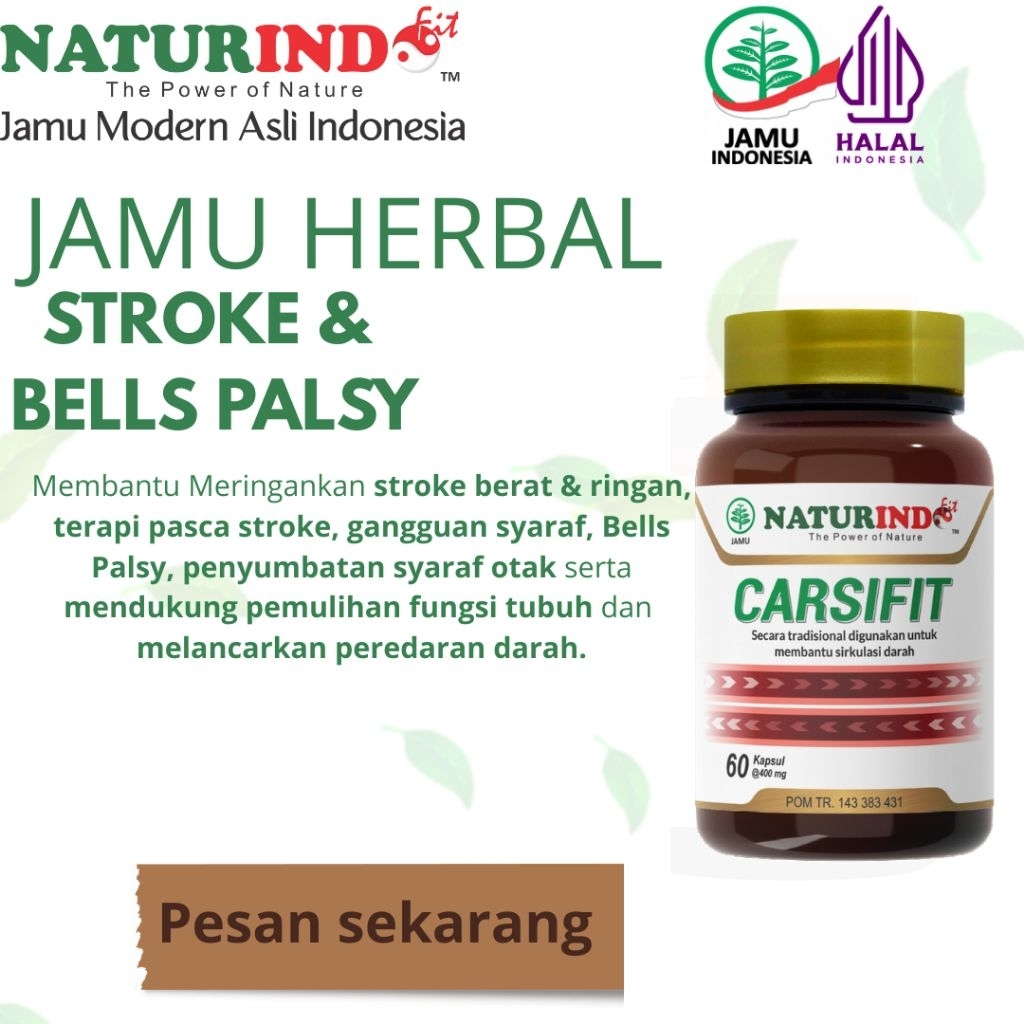 Naturindo Carsifit Herbal Solusi Stroke