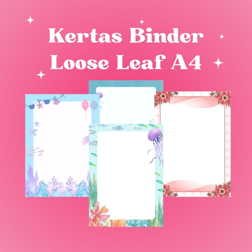 Kertas Binder Loose Leaf A4