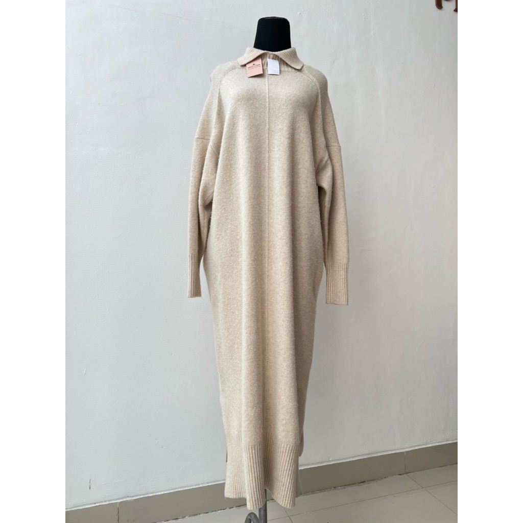 PL Emmi Attelier Ori100% || Sweater Dress Turtle Neck || Bahan Knit Rajut Premium