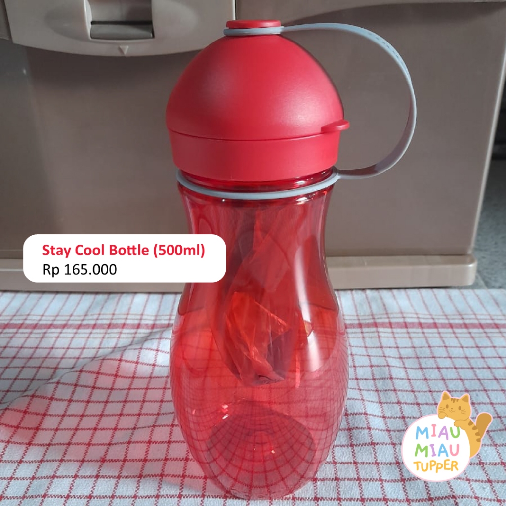 Tupperware Sport Tumbler - Eco Bottle - Crystal Tumbler - Botol Minum Sport 500ml (IMPORT)