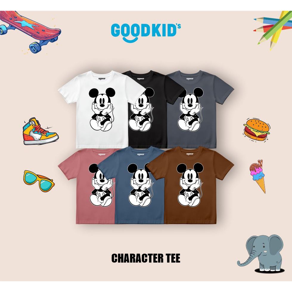 TSHIRT GOOD KIDS - MICKEY MOUSE 1 kaos anak pria dan perempuan kaos anak oversize kaos anak distro k