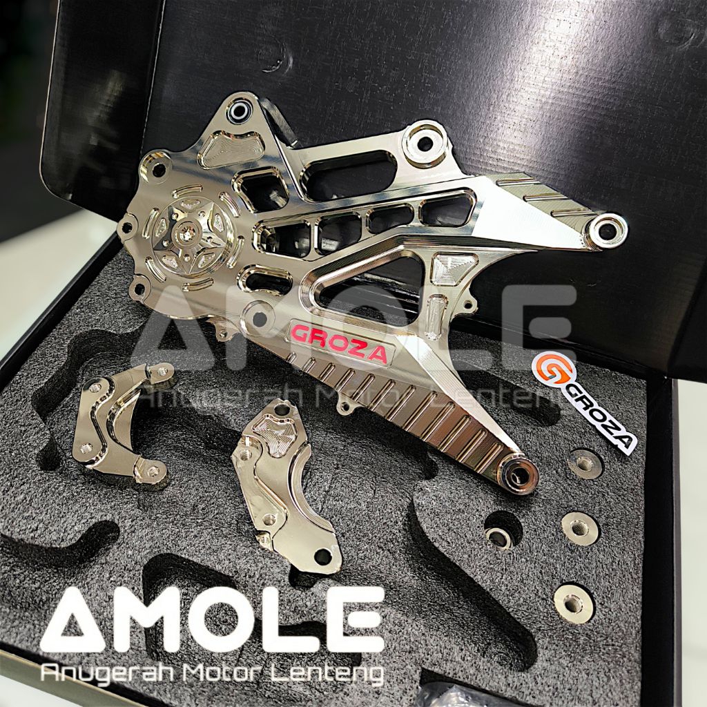 Swing Arm Swingarm CNC GROZA Yamaha NMax OLD Chrome