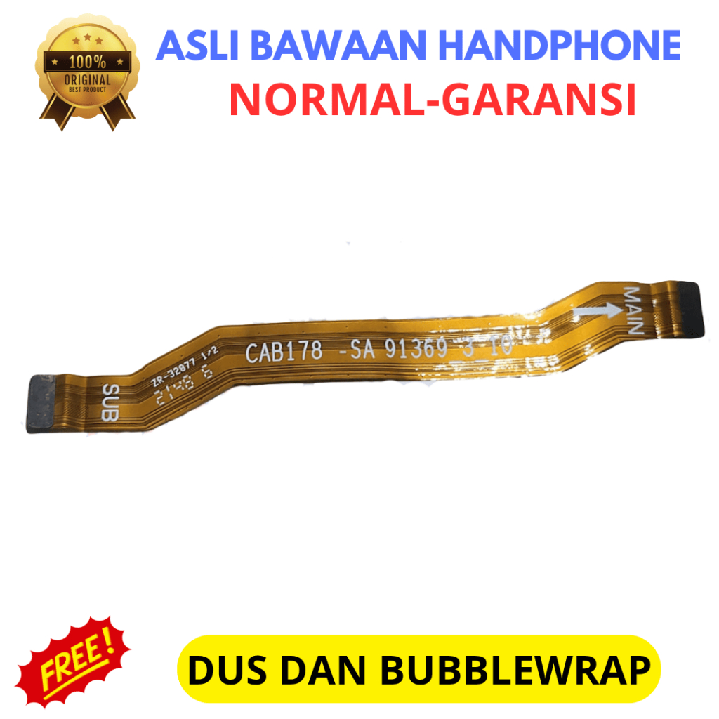 Flexible board hp Realme Narzo 50a -  narzo 30a - asli original copotan cabutan bawaan