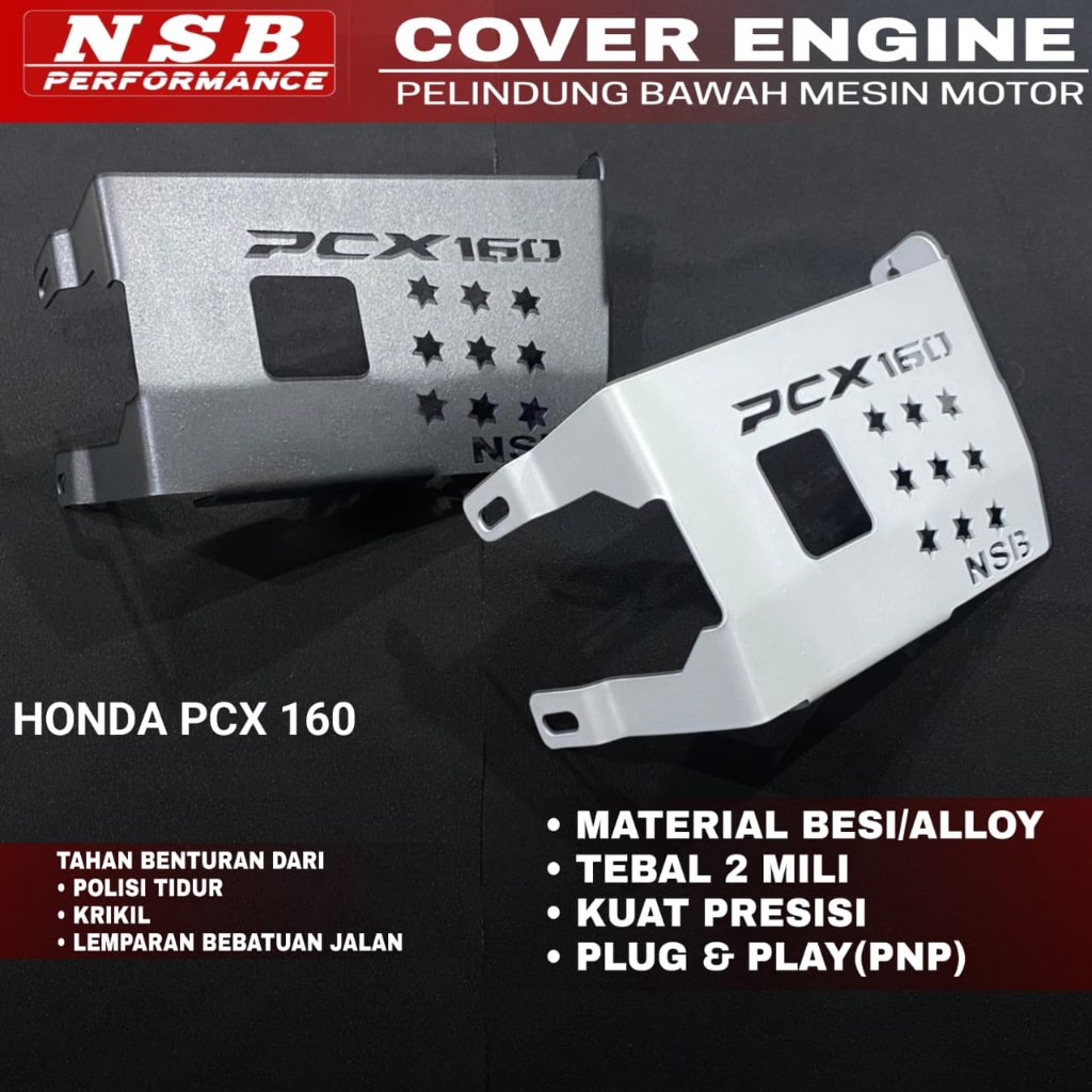 Cover Engine Pelindung Mesin Pcx160 / Cover Mesin Pcx 160 WV55