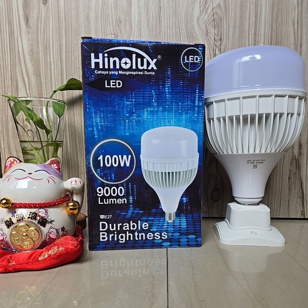 Lampu LED BULB 100Watt E27 Daylight Hinolux / Lampu Bohlam LED 100Watt E27 Daylight Hinolux