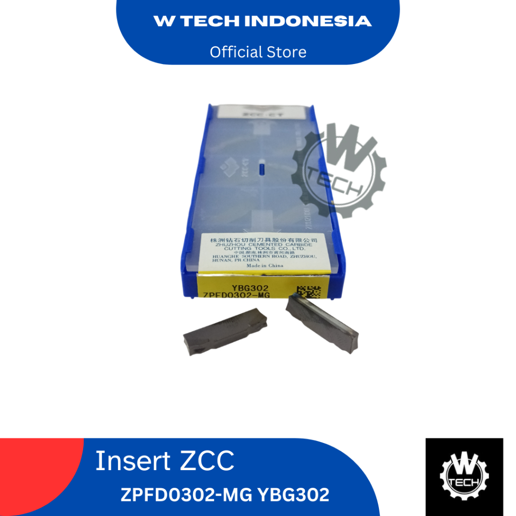 Insert ZPFD0302-MG YBG302 ZCC CT Insert Milling ZPFD 03 02 MG Original