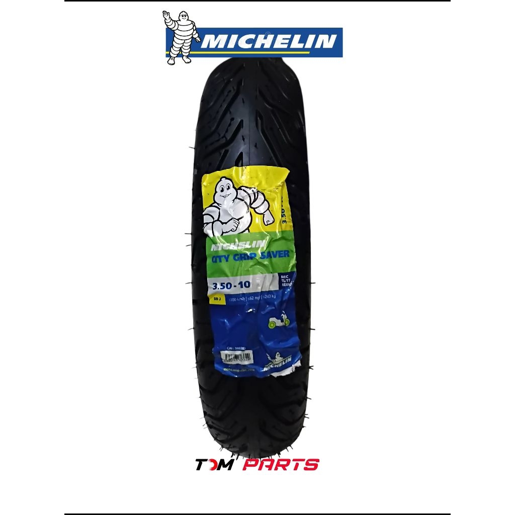 BAN VESMET MICHELIN CITY GRIP SAVER UKURAN 3.50 ring 10