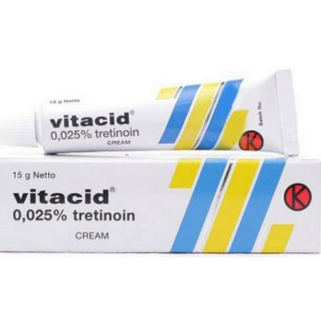 VITACID 0.025% CREAM 1 TUBE @ 15 G