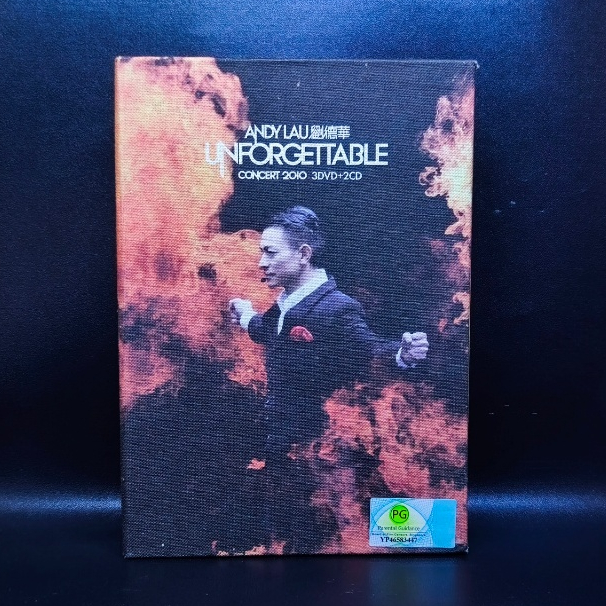 CD ANDY LAU - UNFORGETTABLE CONCERT 2010 3 DVD & 2 CD IMPORT ORIGINAL