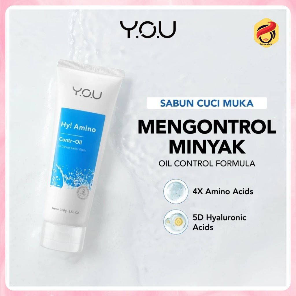 YOU Hy Amino Oil Control Facial Wash - Wajah Berminyak - Kulit Berjerawat - Kulit Berminyak - Jerawa