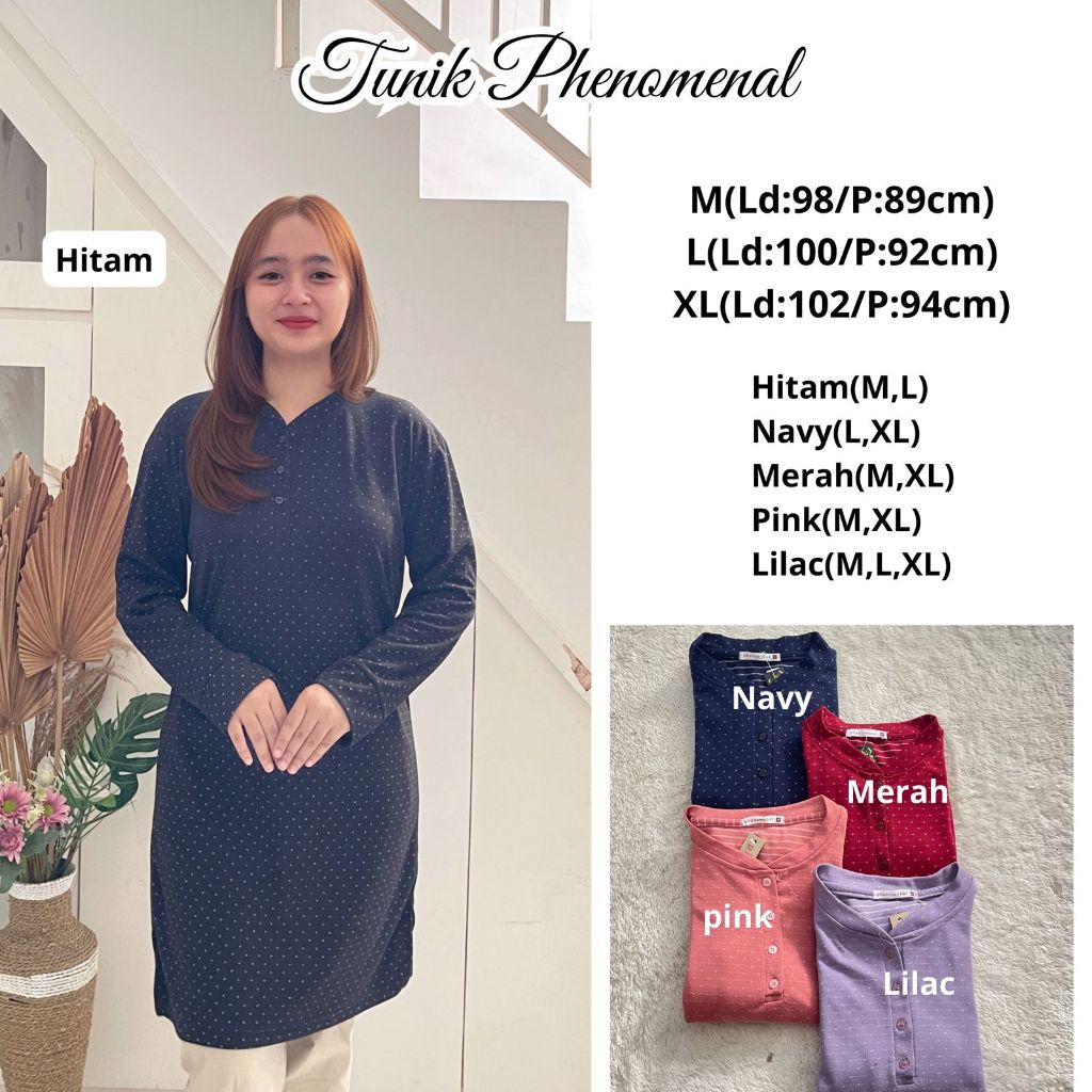 TUNIK PHENOMENAL POLKADOT PREMIUM