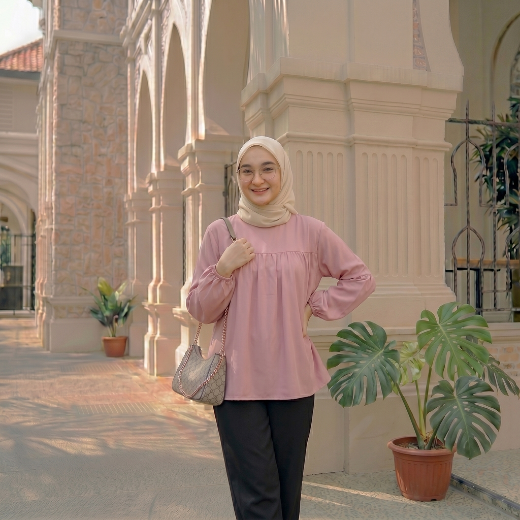 KIRANA Dealova Blouse Outer Atasan Wanita Ceruty Babydoll