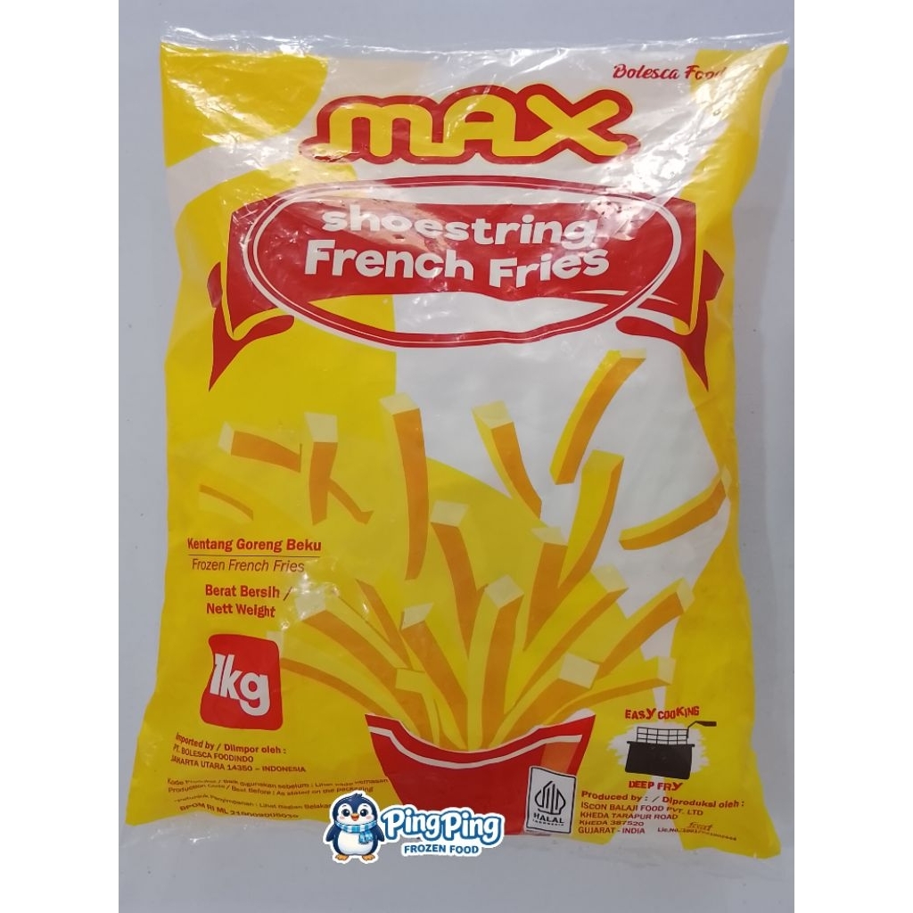 MAX Kentang Shoestring 1000gr