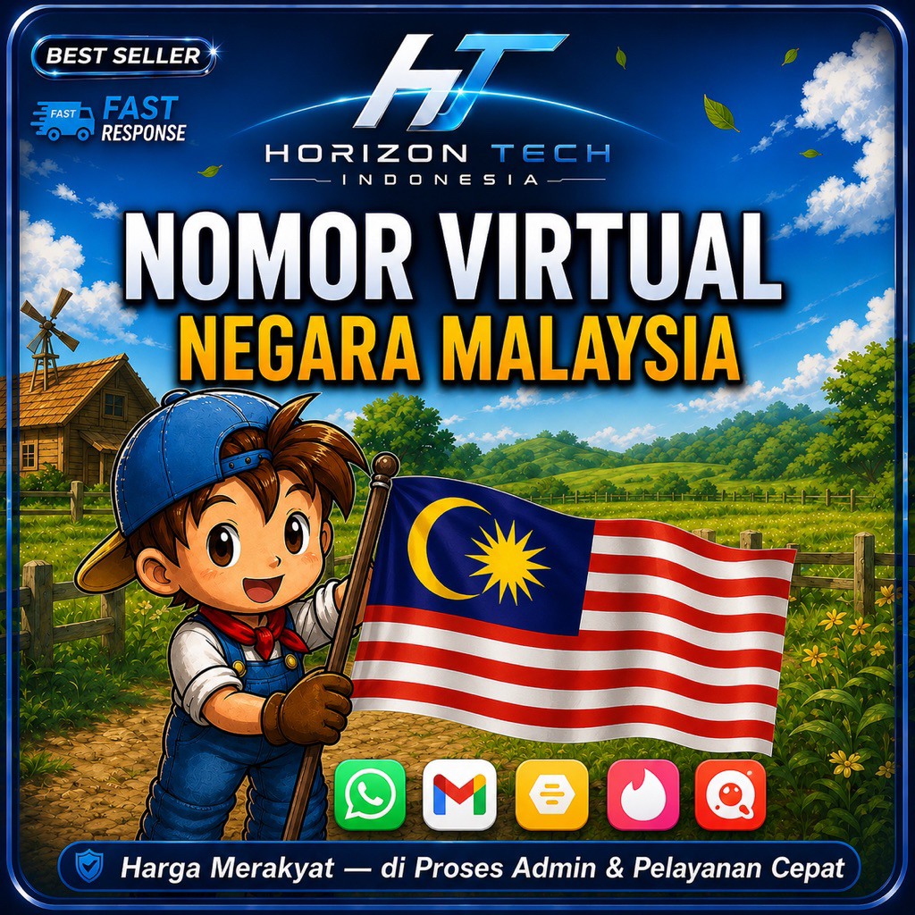 Nomor Virtual Malaysia Premium | Aktivasi Semua Aplikasi | Aman & Cepat