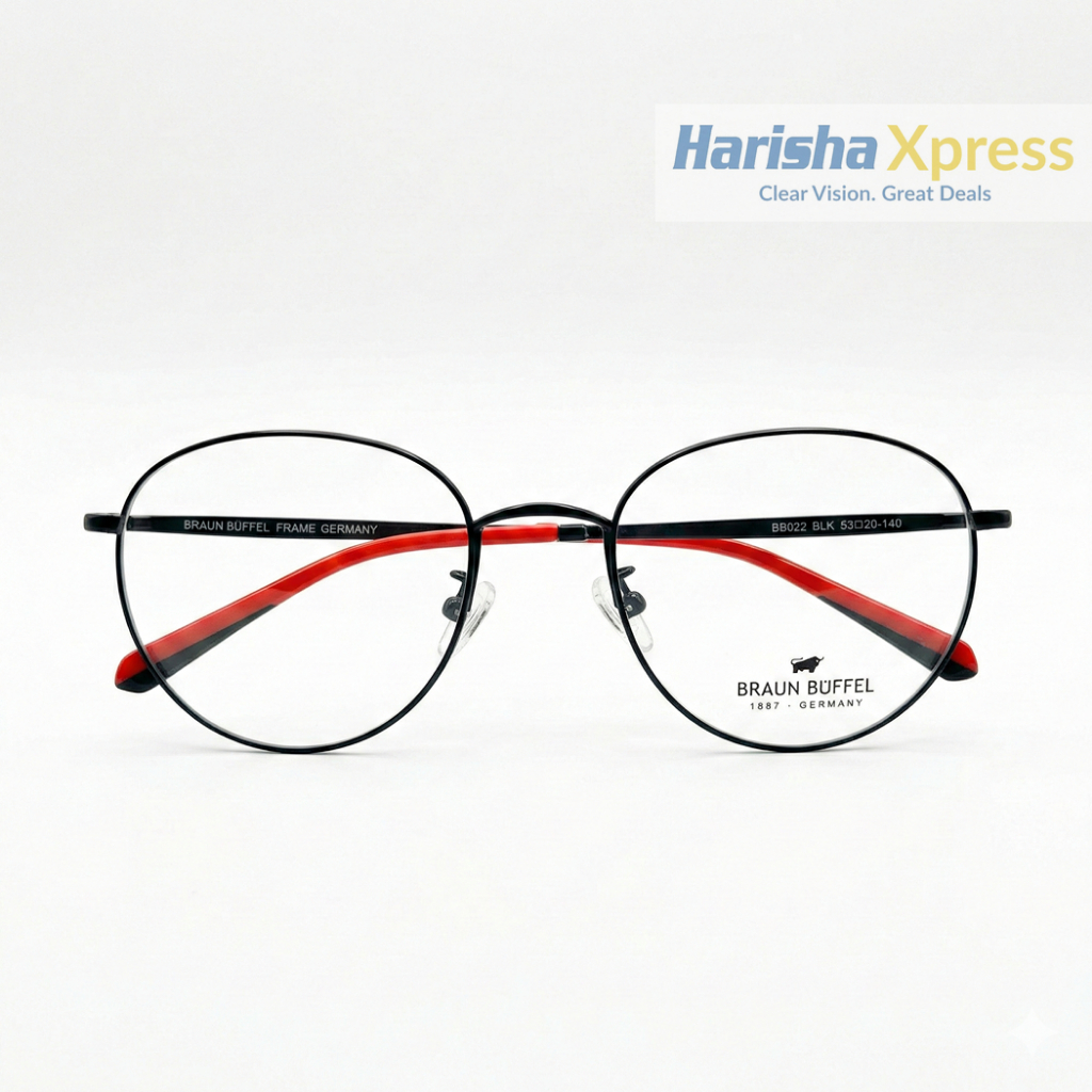 SALE - Frame Kacamata Unisex Braun Buffel 822 Original