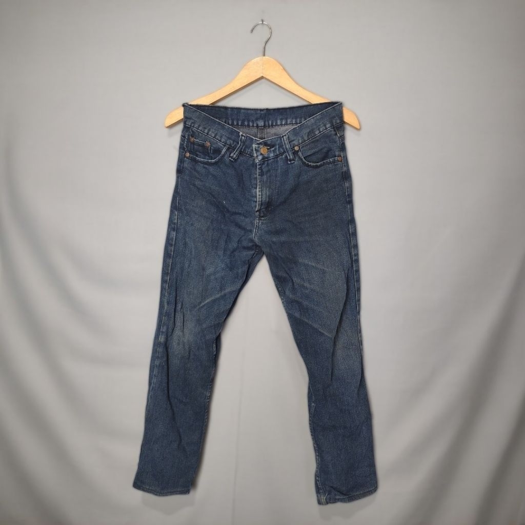 Celana Jeans Biru Dongker Pria – Model Levis Style, Kondisi Bagus, Preloved