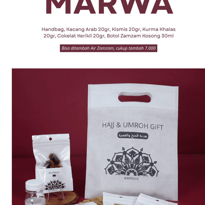 Oleh-Oleh Umroh & Haji MARWA BAG / Hadiah Umroh / Oleh-Oleh Umroh / Oleh-Oleh Haji